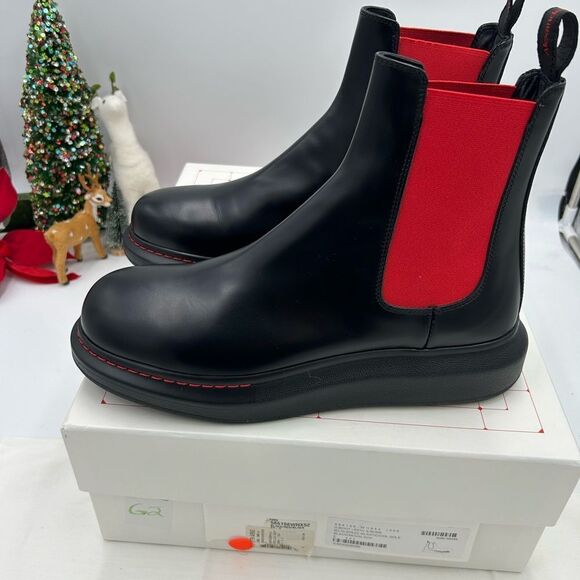 Men’s Alexander McQueen leather Chelsea boots size 43.5 made in Italy - Picture 4 of 7